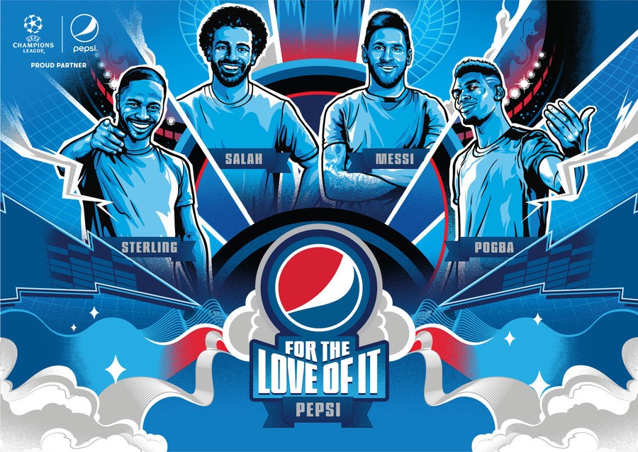 #FORTHELOVEOFIT – Pepsi® запустила международную футбольную кампанию